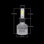 Sada LED autožárovek s paticí H3 COB LED 4000lm Bílá 6500K