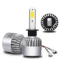Sada LED autožárovek s paticí H1 COB LED 4000lm Bílá 6500K