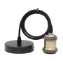Viseća lampa s grlom od nikla, retro industrijski stil, AMPUL.eu