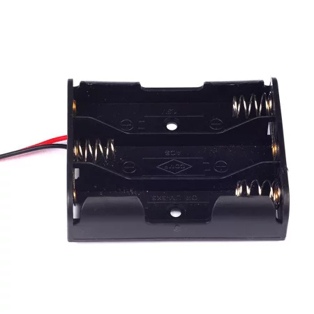 Batterilåda för 3 AA-batterier, 4,5 V
