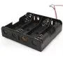 Batteriefach für 4 AA-Batterien, 6V, flach, AMPUL.eu