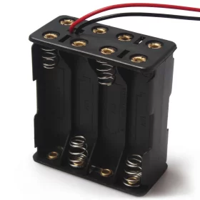 Batterilåda för 8 AA-batterier, 12V, AMPUL.eu