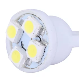 LED 4x 2835 SMD socket T10, W5W - Blanco, 6V, AMPUL.eu