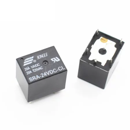Relej SRA-24VDC-CL, 24V DC/14V DC 20A, AMPUL.eu