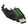 HDMI A típusú kábelcsatlakozó, hímivarú, csavarozható, AMPUL.eu