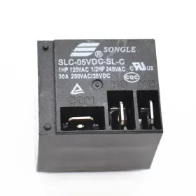 Rele SLC-05VDC-SL-C, 5V DC/250V AC 30A, 5-nastainen, AMPUL.eu