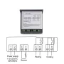 Digital termostat STC-1000 med extern givare -50°C-+99°C, 230V