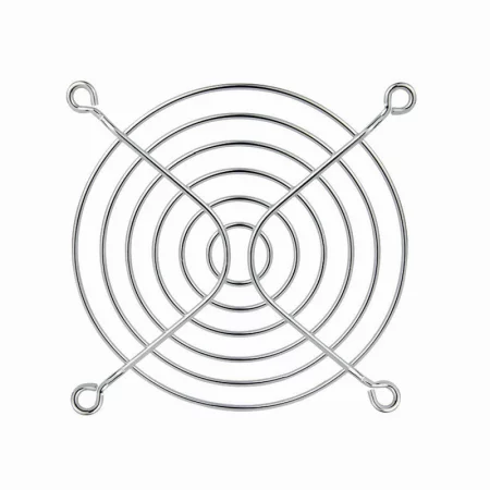 Rejilla protectora de ventilador 90x90mm acero inoxidable