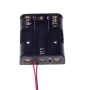 Scatola porta batterie AAA, 3 scomparti, 4,5V DC