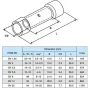 Insulated coupling-hole BV2.5, blue, AMPUL.eu