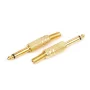 Connector Mono Jack 6.35mm gold plated, male, AMPUL.eu
