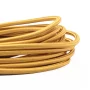 Retro kábel kerek, vezeték textil borítással 2x0,75mm, arany