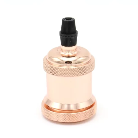 Presa di corrente retrò E27 in rame, alluminio alta qualità