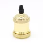 Retro Socket E27 HQL G with Golden Aluminium Finish