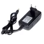 Socket power supply with output voltage 12V DC, max. current load 3A. JACK 5.5x2.1mm.
