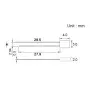 Diode rektangulär 2x3x4mm, Grön diffus, AMPUL.eu