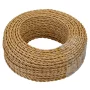 Espiral de cable textil dorado 2x0,75mm² retro