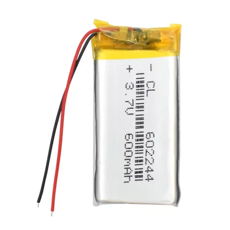 Batería de litio polímero 500mAh 3,7V modelo 602244