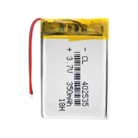 Li-Pol battery 350mAh, 3.7V, 402535, AMPUL.eu