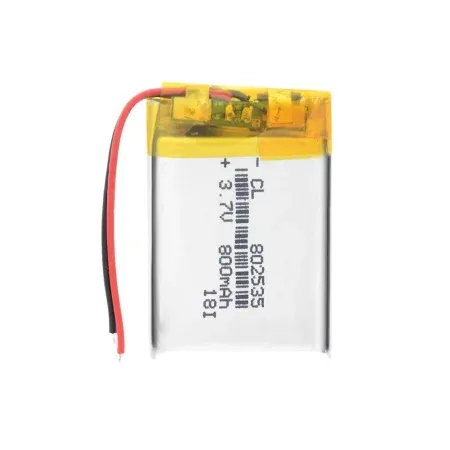 Batería Li-Pol 800mAh, 3.7V, 802535, AMPUL.eu