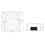 Încărcător baterii litiu 12.6V 6A, protecție IP68, aluminiu