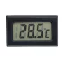 Digital thermometer -50°C - 110°C, black, AMPUL.eu