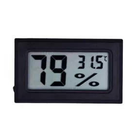 Digitalt hygrometer/termometer, -50°C - 70°C, sort, AMPUL.eu