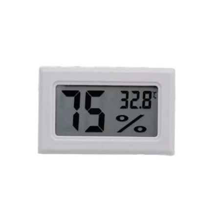 Igrometro/termometro digitale, -50°C - 70°C, bianco, AMPUL.eu