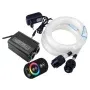 32W RGBW starlight kit with RF remote control. The package includes 1100 pieces of 0.75mm diameter fiber with a length of 4 meters.