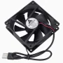 Ventilátor 92x92mm s USB Konektorom, 5V DC