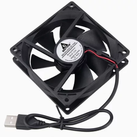 Wentylator 92x92x25mm 5V DC ze złączem USB