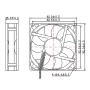 Ventilatore 92x92x25mm 12V DC XH2.54 doppio cuscinetto a sfera