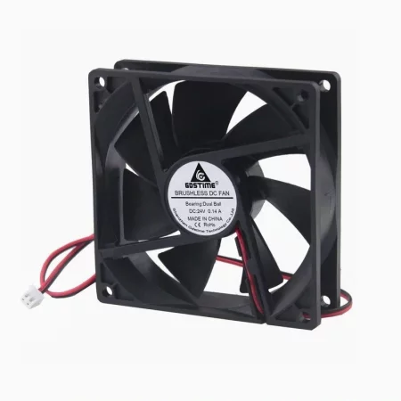 Ventilator 92x92x25mm, 12V DC, rulment dublu cu bile, XH2.54