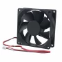 Fan 80x80x25mm, 48V DC with XH2.54 - 2pin