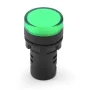 LED indikator 12V, AD16-22D/S, za premer luknje 22 mm, zelen