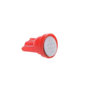 COB LED T10, W5W 1W - punainen, AMPUL.eu