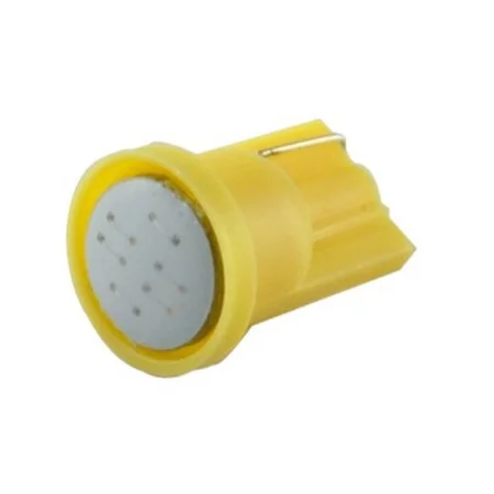 COB LED T10, W5W 1W - Yellow, AMPUL.eu