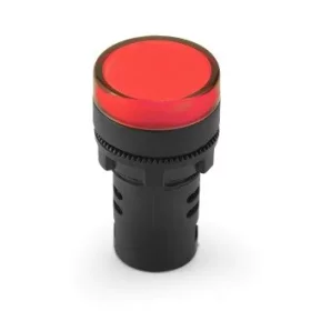 LED kontrolka 36V, AD16-22D/S, pro průměr otvoru 22mm, červená
