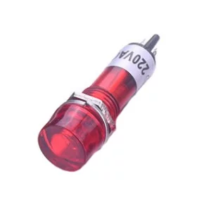 Lampe témoin XD10-3, 24V, IP66, pour trou de diamètre 10mm